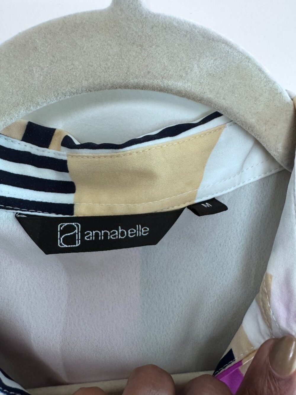 Annabelle Abstract Geometric Print Shirt Dress – Size M – New Without Tags - Picture 3 of 3
